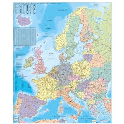 Stiefel Eurocart Europa Organisationskarte Stiefel Eurocart Europa Organisationskarte