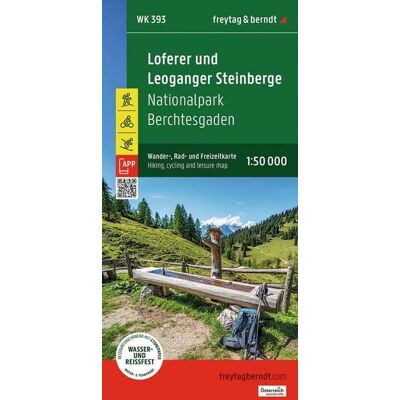 KOMPASS freytag und berndt freytag & berndt Wanderkarte WK 393 Loferer und Leoganger Steinberge, Nationalpark Berchtesgaden 1:50.000 KOMPASS freytag und berndt freytag & berndt Wanderkarte WK 393 Loferer und Leoganger Steinberge, Nationalpark Berchtesgaden 1:50.000