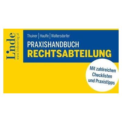Linde Praxishandbuch Rechtsabteilung Linde Praxishandbuch Rechtsabteilung