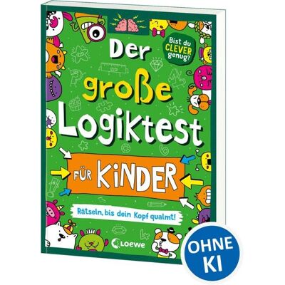 Loewe Der große Logiktest für Kinder - Rätseln, bis dein Kopf qualmt! Loewe Der große Logiktest für Kinder - Rätseln, bis dein Kopf qualmt!