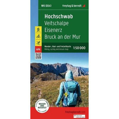 KOMPASS freytag und berndt freytag & berndt Wanderkarte WK 0041 Hochschwab, Veitschalpe - Eisenerz - Bruck an der Mur 1:50.000 KOMPASS freytag und berndt freytag & berndt Wanderkarte WK 0041 Hochschwab, Veitschalpe - Eisenerz - Bruck an der Mur 1:50.000