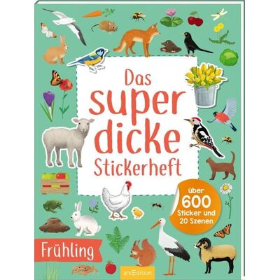 arsedition Das superdicke Stickerheft – Frühling arsedition Das superdicke Stickerheft – Frühling