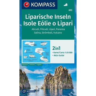 Kompass-Karten KOMPASS Wanderkarte 693 Liparische Inseln, Isole Eólie o Lìpari, Alicudi, Filicudi, Lìpari, Panarea, Salina, Strómboli, Vulcano 1:25.000 Kompass-Karten KOMPASS Wanderkarte 693 Liparische Inseln, Isole Eólie o Lìpari, Alicudi, Filicudi, Lìpari, Panarea, Salina, Strómboli, Vulcano 1:25.000