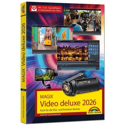 Markt + Technik Verlag MAGIX Video deluxe 2026 - Das Buch zur Software. Die besten Tipps und Tricks. Markt + Technik Verlag MAGIX Video deluxe 2026 - Das Buch zur Software. Die besten Tipps und Tricks.