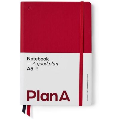 Thalia Notizbuch A5 Hardcover Punktiert Berry Red Thalia Notizbuch A5 Hardcover Punktiert Berry Red