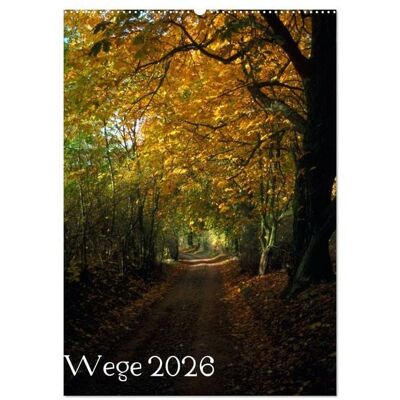 Wege 2026 (Wandkalender 2026 DIN A2 hoch), CALVENDO Monatskalender Wege 2026 (Wandkalender 2026 DIN A2 hoch), CALVENDO Monatskalender