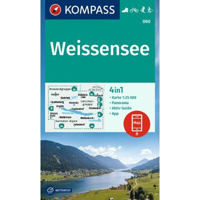 Kompass-Karten KOMPASS Wanderkarte 060 Weissensee 1:25.000 Kompass-Karten KOMPASS Wanderkarte 060 Weissensee 1:25.000