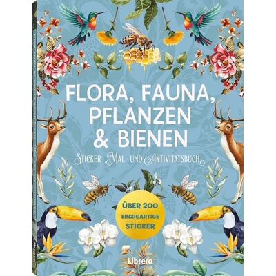 Librero Flora, Fauna, Pflanzen & Bienen - Stickerbuch Librero Flora, Fauna, Pflanzen & Bienen - Stickerbuch