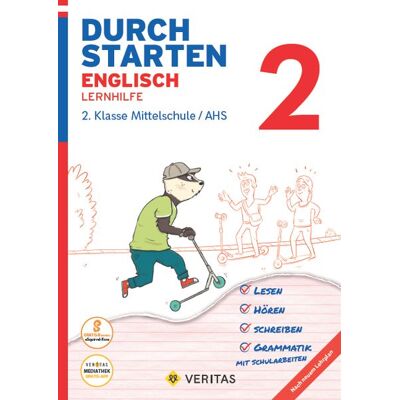 VERITAS Verlags- und Handelsgesellschaft m.b.H. Durchstarten Englisch 2. Klasse Mittelschule/AHS Lernhilfe (mit Audio-CD) VERITAS Verlags- und Handelsgesellschaft m.b.H. Durchstarten Englisch 2. Klasse Mittelschule/AHS Lernhilfe (mit Audio-CD)