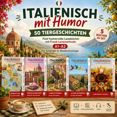 EasyOriginal Verlag Italienisch mit Humor: 50 Tiergeschichten A1-A2 (+ Audio-Online) EasyOriginal Verlag Italienisch mit Humor: 50 Tiergeschichten A1-A2 (+ Audio-Online)