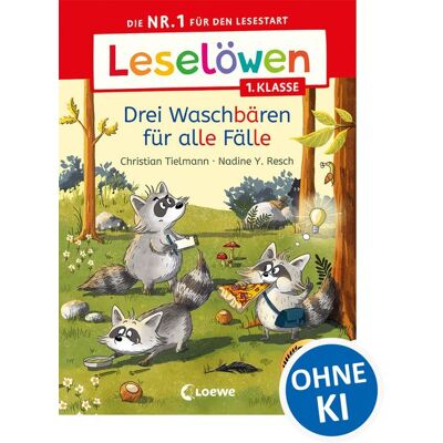 Loewe Leselöwen 1. Klasse - Drei Waschbären für alle Fälle Loewe Leselöwen 1. Klasse - Drei Waschbären für alle Fälle