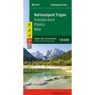 KOMPASS freytag und berndt freytag & berndt Wanderkarte Nationalpark Triglav - Kranjska Gora - Planica - Bled 1:35.000 KOMPASS freytag und berndt freytag & berndt Wanderkarte Nationalpark Triglav - Kranjska Gora - Planica - Bled 1:35.000