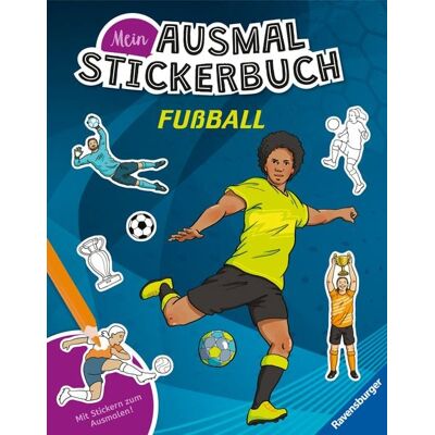 Ravensburger Verlag GmbH Mein Ausmalstickerbuch - Fußball Ravensburger Verlag GmbH Mein Ausmalstickerbuch - Fußball