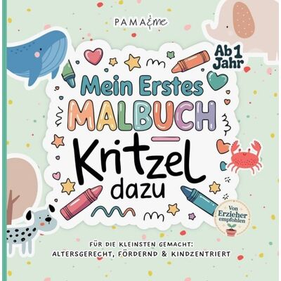 Pama&me Mein erstes Malbuch - Kritzel dazu Pama&me Mein erstes Malbuch - Kritzel dazu