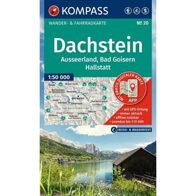 Kompass-Karten KOMPASS Wanderkarte 20 Dachstein, Ausseerland, Bad Goisern, Hallstatt 1:50.000 Kompass-Karten KOMPASS Wanderkarte 20 Dachstein, Ausseerland, Bad Goisern, Hallstatt 1:50.000