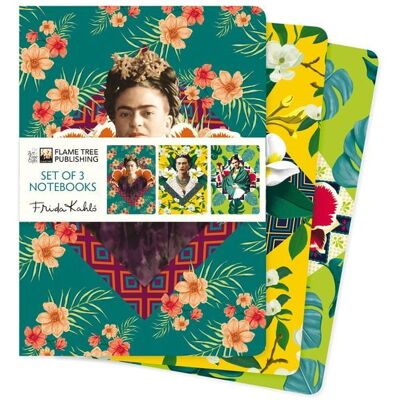 BrownTrout Dreier Set DIN-A5-Format-Notizbücher: Frida Kahlo BrownTrout Dreier Set DIN-A5-Format-Notizbücher: Frida Kahlo