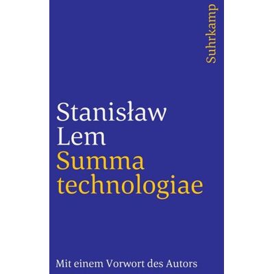 Suhrkamp Summa technologiae Suhrkamp Summa technologiae