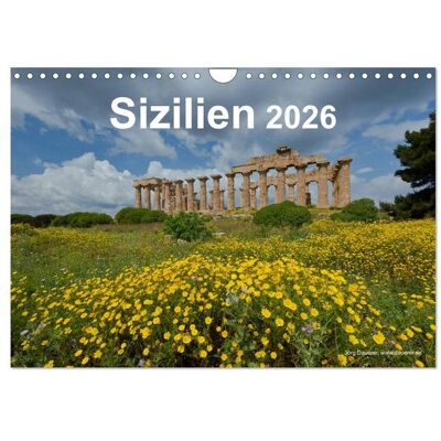 Sizilien 2026 (Wandkalender 2026 DIN A4 quer), CALVENDO Monatskalender Sizilien 2026 (Wandkalender 2026 DIN A4 quer), CALVENDO Monatskalender