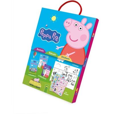 Schwager & Steinlein Peppa Pig Spaß-Set I Basteln - Rätseln - Stickern Schwager & Steinlein Peppa Pig Spaß-Set I Basteln - Rätseln - Stickern