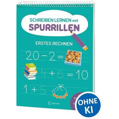 Loewe Schreiben lernen mit Spurrillen - Erstes Rechnen Loewe Schreiben lernen mit Spurrillen - Erstes Rechnen