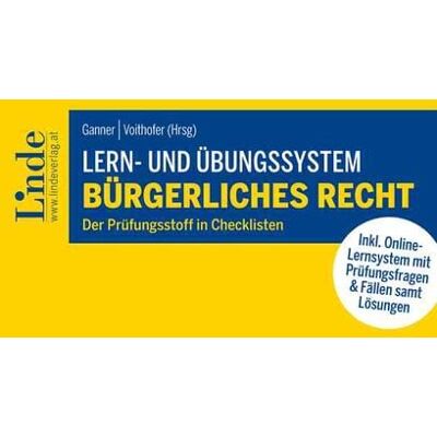 Linde Lern- und Übungssystem Bürgerliches Recht Linde Lern- und Übungssystem Bürgerliches Recht