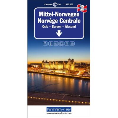 Kümmerly+Frey Regional-Strassenkarte 2 Mittel-Norwegen 1:335.000 Kümmerly+Frey Regional-Strassenkarte 2 Mittel-Norwegen 1:335.000