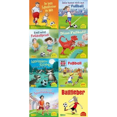 Carlsen Pixi-8er-Set 310: Pixi im Fußballfieber (8x1 Exemplar) Carlsen Pixi-8er-Set 310: Pixi im Fußballfieber (8x1 Exemplar)