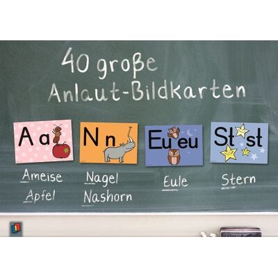 Verlag an der Ruhr 40 große Anlaut-Bildkarten Verlag an der Ruhr 40 große Anlaut-Bildkarten