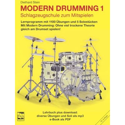 Leu-Vlg Wolfgang Leupelt Modern Drumming 1. Schlagzeugschule mit mp3 download zum Mitspielen Leu-Vlg Wolfgang Leupelt Modern Drumming 1. Schlagzeugschule mit mp3 download zum Mitspielen