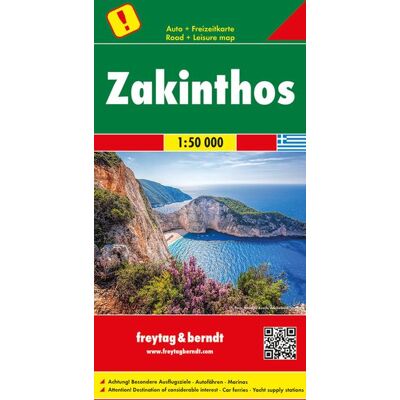 KOMPASS freytag und berndt Zakinthos, Autokarte 1:50.000 KOMPASS freytag und berndt Zakinthos, Autokarte 1:50.000