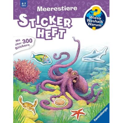 Ravensburger Verlag GmbH Wieso? Weshalb? Warum? Stickerheft - Meerestiere Ravensburger Verlag GmbH Wieso? Weshalb? Warum? Stickerheft - Meerestiere