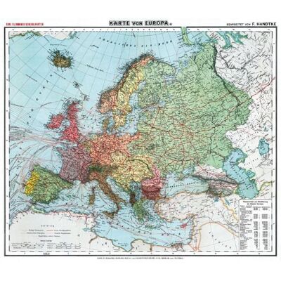 Verlag Rockstuhl Historische Karte: Europa, um 1910 (Plano) Verlag Rockstuhl Historische Karte: Europa, um 1910 (Plano)