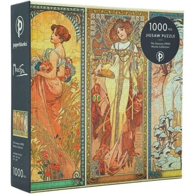 Paperblanks Puzzle, Die Jahreszeiten (1900), 1.000 Teile Paperblanks Puzzle, Die Jahreszeiten (1900), 1.000 Teile