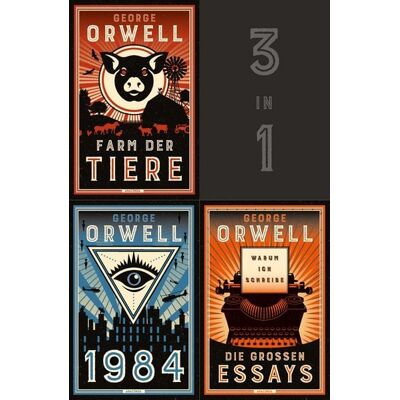 Penguin Random House Große Werke: Farm der Tiere / 1984 / Die großen Essays (3in1-Bundle) Penguin Random House Große Werke: Farm der Tiere / 1984 / Die großen Essays (3in1-Bundle)