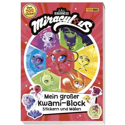Panini Miraculous: Mein großer Kwami-Block - Stickern und Malen Panini Miraculous: Mein großer Kwami-Block - Stickern und Malen