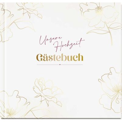 Groh Verlag Hochzeits Gästebuch - Kreativ, 96 Seiten, Goldfolie, Sticker Groh Verlag Hochzeits Gästebuch - Kreativ, 96 Seiten, Goldfolie, Sticker