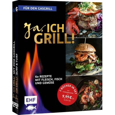 Edition Michael Fischer / EMF Verlag Ja, ich grill! – Für den Gasgrill: Doppelt gut – 2 Bücher im Set Edition Michael Fischer / EMF Verlag Ja, ich grill! – Für den Gasgrill: Doppelt gut – 2 Bücher im Set