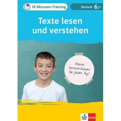 Klett Lerntraining bei PONS Langenscheidt GmbH Klett 10-Minuten-Training Deutsch Texte lesen und verstehen 6. Klasse Klett Lerntraining bei PONS Langenscheidt GmbH Klett 10-Minuten-Training Deutsch Texte lesen und verstehen 6. Klasse