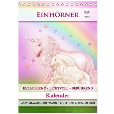 Einhörner - Kalender (Tischkalender 2026 DIN A5 hoch), CALVENDO Monatskalender Einhörner - Kalender (Tischkalender 2026 DIN A5 hoch), CALVENDO Monatskalender