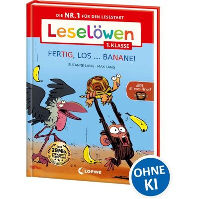 Loewe Leselöwen 1. Klasse - Jim ist mies drauf - Fertig, los ... Banane! (Großbuchstaben) Loewe Leselöwen 1. Klasse - Jim ist mies drauf - Fertig, los ... Banane! (Großbuchstaben)