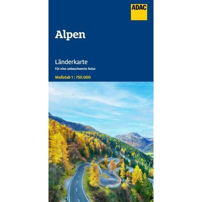 MairDuMont ADAC Länderkarte Alpen 1:750.000 MairDuMont ADAC Länderkarte Alpen 1:750.000