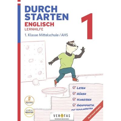 VERITAS Verlags- und Handelsgesellschaft m.b.H. Durchstarten Englisch 1. Klasse Mittelschule/AHS Lernhilfe (mit Audio-CD) VERITAS Verlags- und Handelsgesellschaft m.b.H. Durchstarten Englisch 1. Klasse Mittelschule/AHS Lernhilfe (mit Audio-CD)