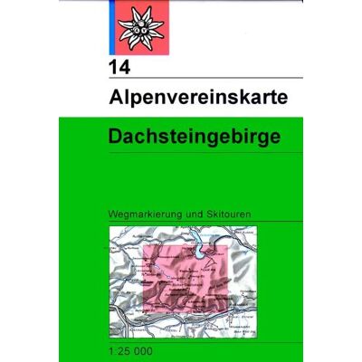 Deutscher Alpenverein DAV Alpenvereinskarte 14 Dachstein Weg + Ski Deutscher Alpenverein DAV Alpenvereinskarte 14 Dachstein Weg + Ski