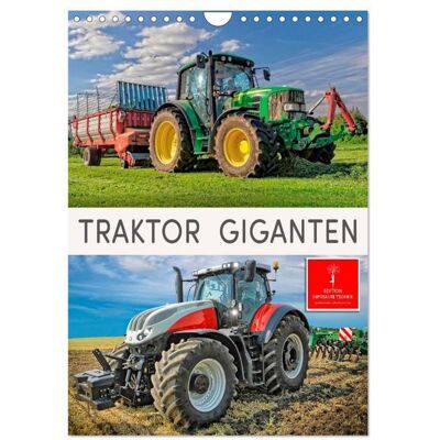 Traktor Giganten (Wandkalender 2026 DIN A4 hoch), CALVENDO Monatskalender Traktor Giganten (Wandkalender 2026 DIN A4 hoch), CALVENDO Monatskalender