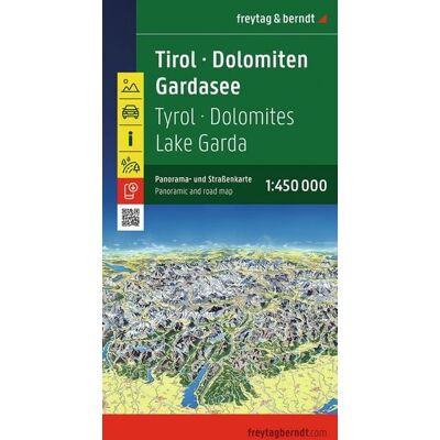 KOMPASS freytag und berndt Freytag & berndt Straßenkarte Tirol - Dolomiten - Gardasee - Panorama 1:450.000 KOMPASS freytag und berndt Freytag & berndt Straßenkarte Tirol - Dolomiten - Gardasee - Panorama 1:450.000