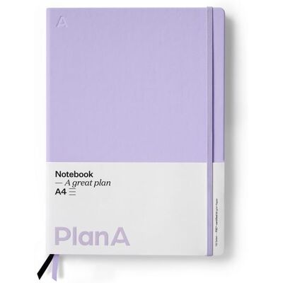 Thalia Notizbuch A4 Hardcover Liniert Mauve Purple Thalia Notizbuch A4 Hardcover Liniert Mauve Purple