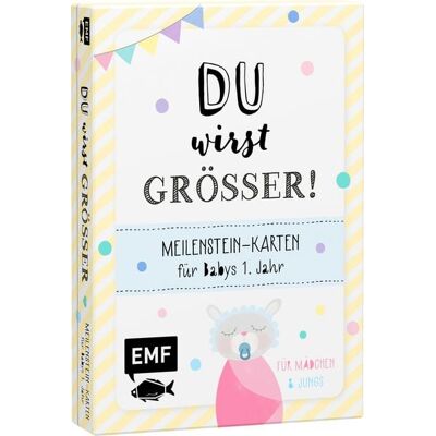 Edition Michael Fischer Du wirst größer! Meilenstein-Karten für Babys 1. Jahr Edition Michael Fischer Du wirst größer! Meilenstein-Karten für Babys 1. Jahr