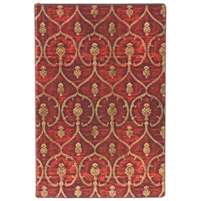 Paperblanks Softcover Notizbuch Samtrot, Mini, LIN Paperblanks Softcover Notizbuch Samtrot, Mini, LIN