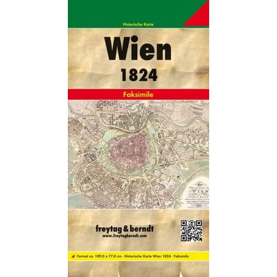 KOMPASS freytag und berndt Wien 1824 Hist. Karte 1:6.000 KOMPASS freytag und berndt Wien 1824 Hist. Karte 1:6.000