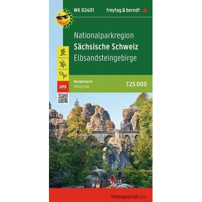 KOMPASS freytag und berndt Freytag & berndt Wanderkarte WKD 2401 Nationalparkregion Sächsische Schweiz, Elbsandsteingebirge 1:25.000 KOMPASS freytag und berndt Freytag & berndt Wanderkarte WKD 2401 Nationalparkregion Sächsische Schweiz, Elbsandsteingebirge 1:25.000